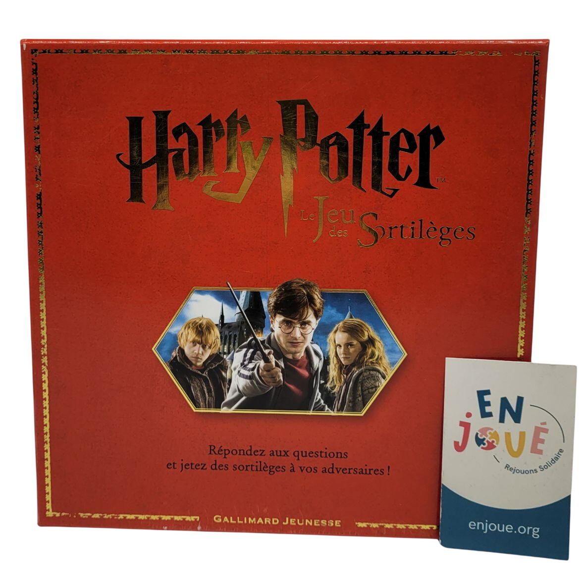 Jeu de société - Harry Potter - Le Jeu des Sortilèges - Gallimard Jeunesse - Dès 8 ans. Très bon état -  reconditionné disponible sur Label Emmaüs